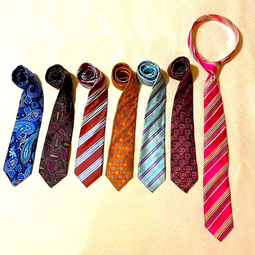 TRUE FORUM TIES, 58-61”, multi colored SPRING FORWARD
